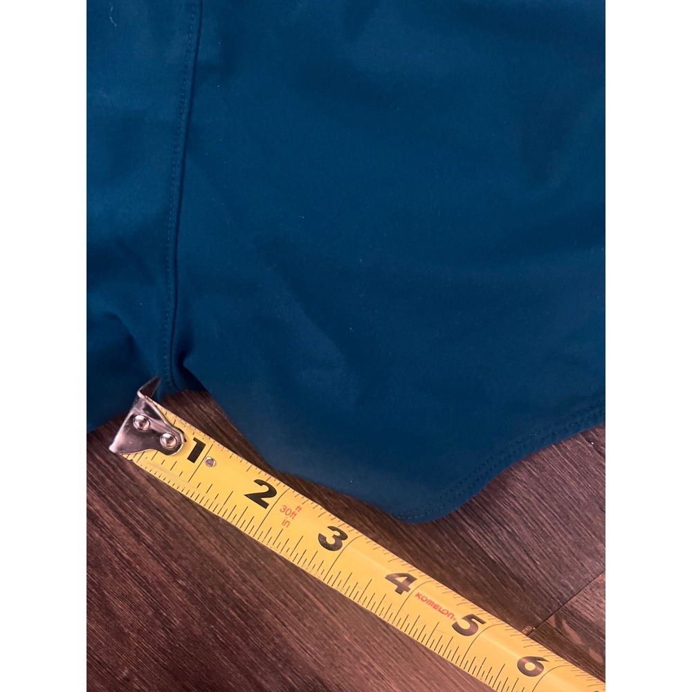 Athleta Mesh Racer Run Shorts Womens XS Teal Blue Athletic Lined Running Shorts - Picture 4 of 6
